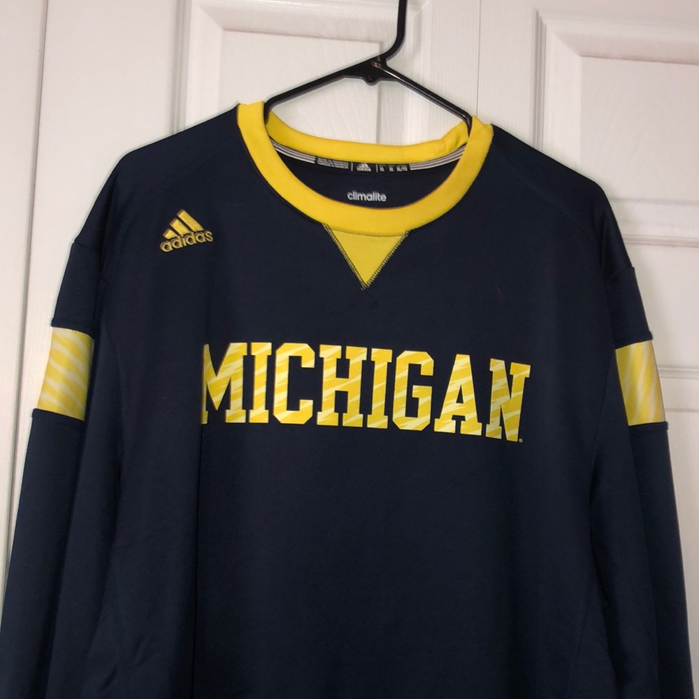 Adidas long sleeve Michigan shirt